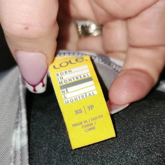 Lole White and Gray Scoop Neck Sleeveless Tank Top - Picture 6 of 6